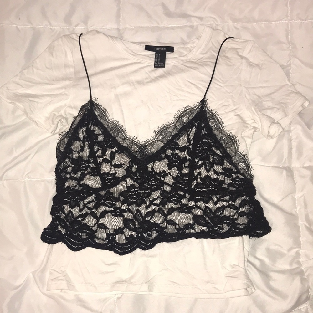Black and white top